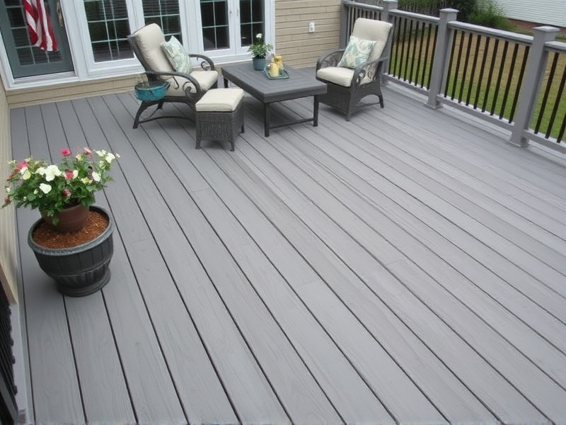 Transform Your Outdoor Space with Gray Composite Decking Delivered to Your Home