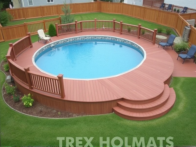 TREX Decking: A Perfect Match for Your Above Ground Pool Area