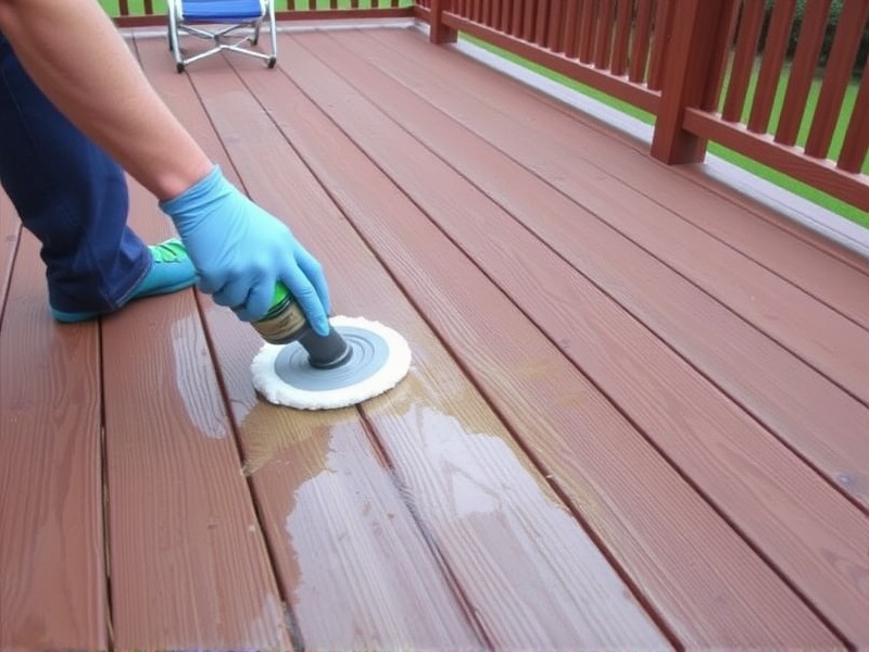 using car polish on composite decking