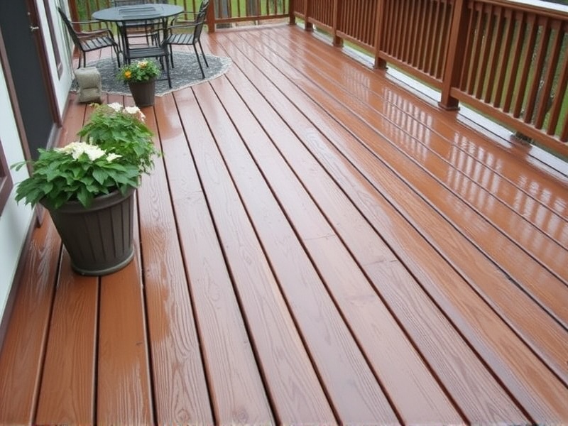 what type of composite decking is not slippery when wet