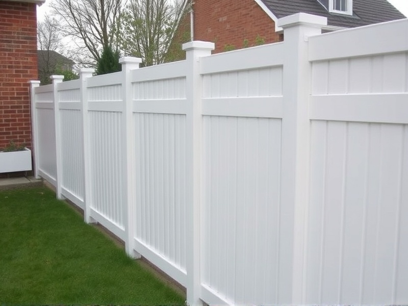 white composite fencing materials