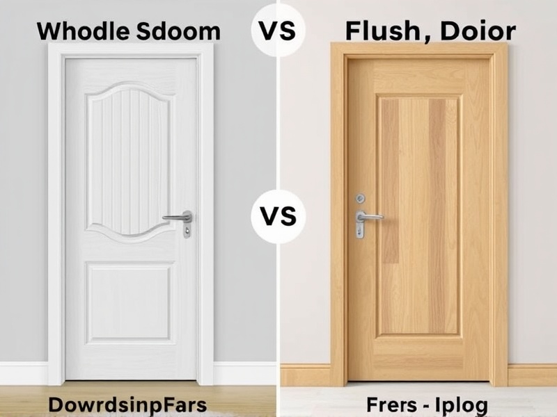 wholesale wpc door vs flush door