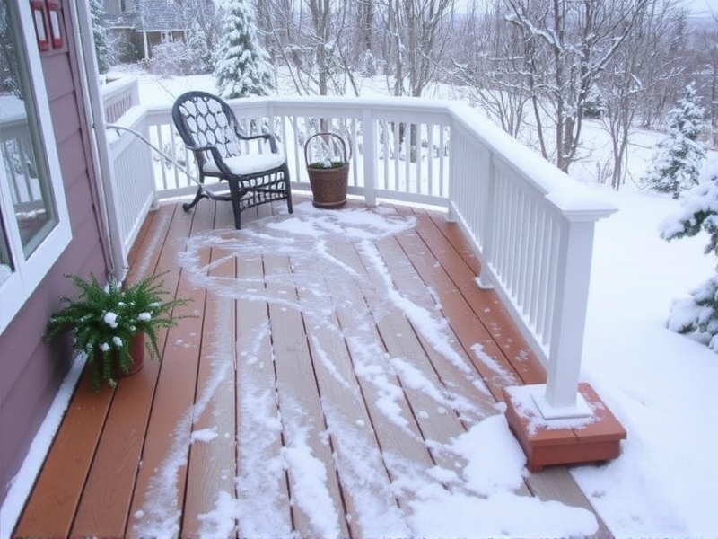Winterizing Your WPC Deck Against Ice Damage