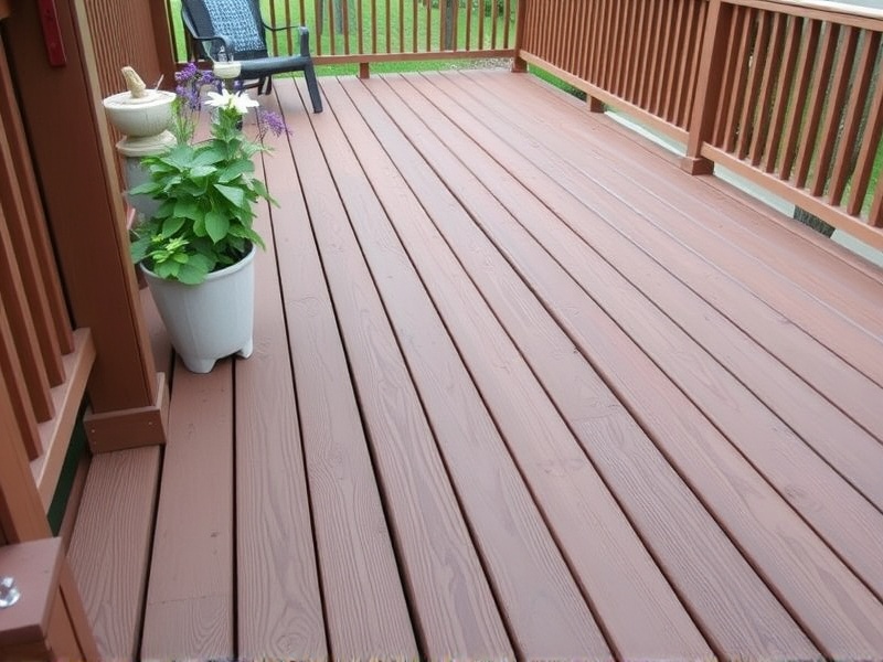 wood decking or composite