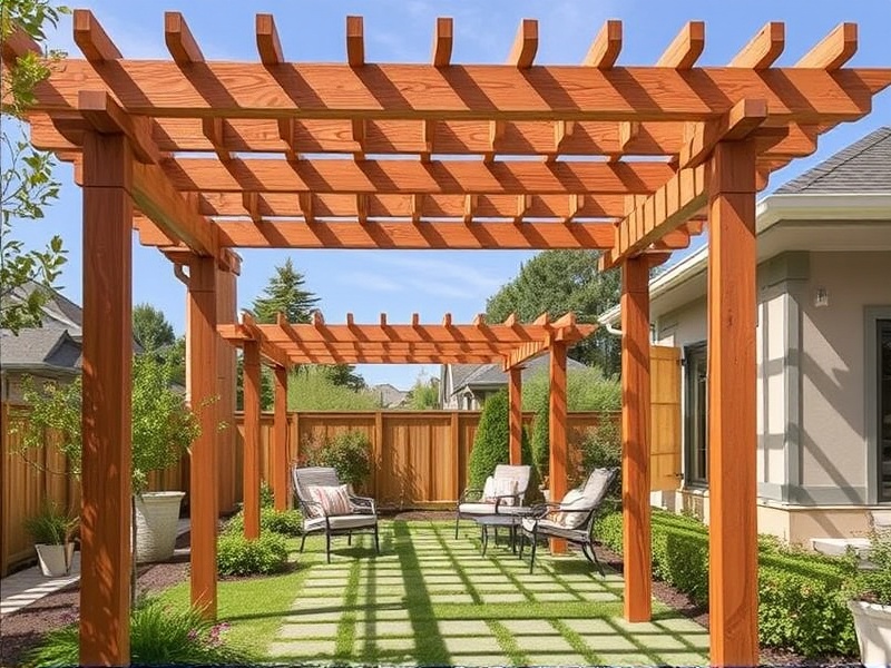 wood pergolas