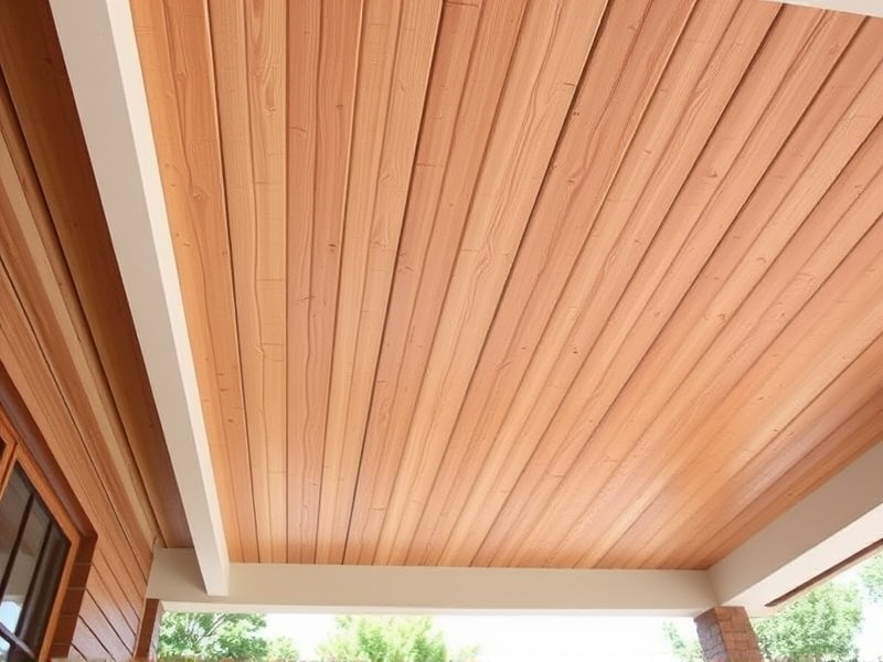 wood plastic composite decking ceiling