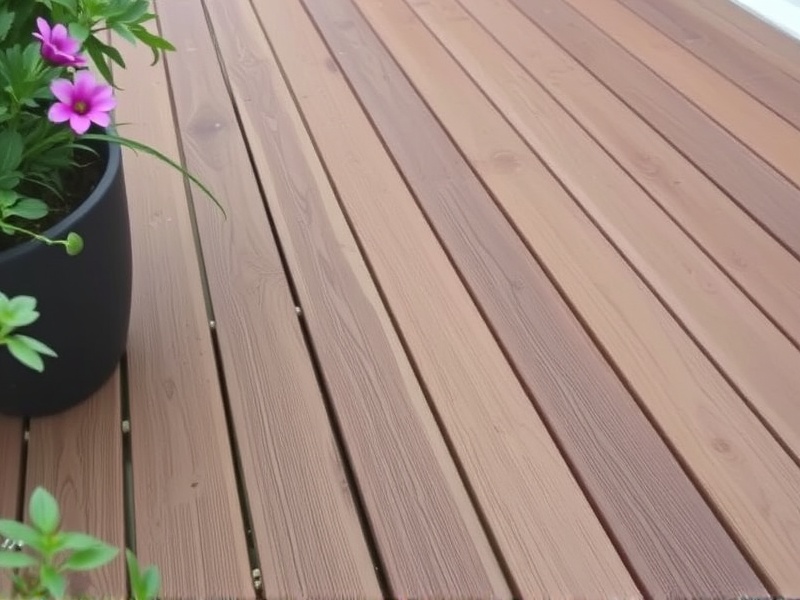wood plastic composite decking tiles