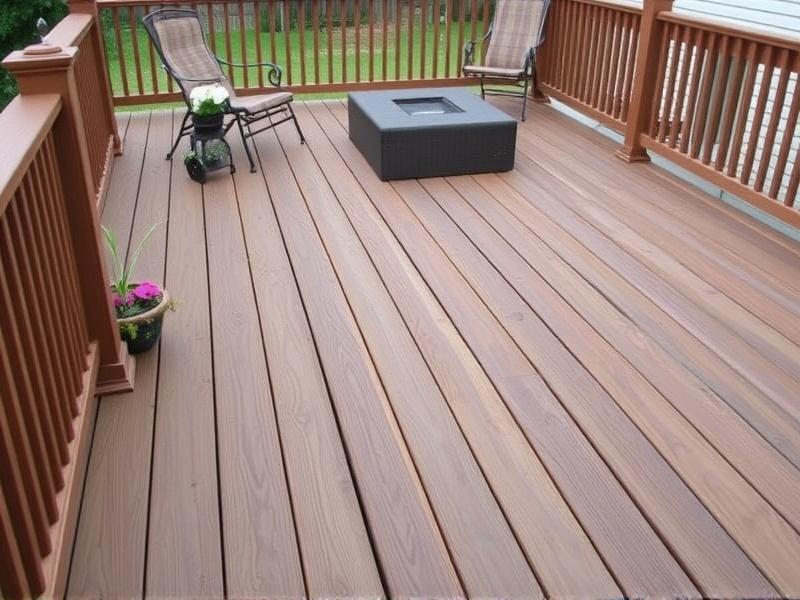 wood versus composite decking cost