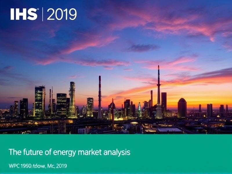 WPC 2019 IHS Markit: The Future of Energy Market Analysis