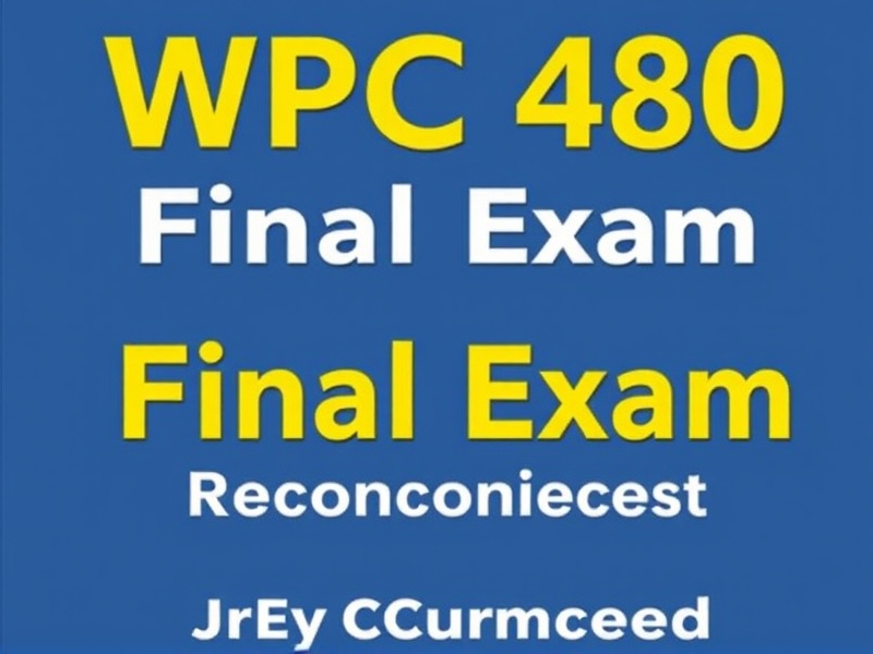 WPC 480 Final Exam Review: Key Concepts Explained
