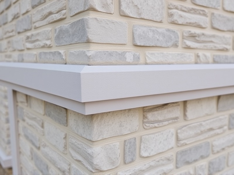 wpc corner trims stone grey colour