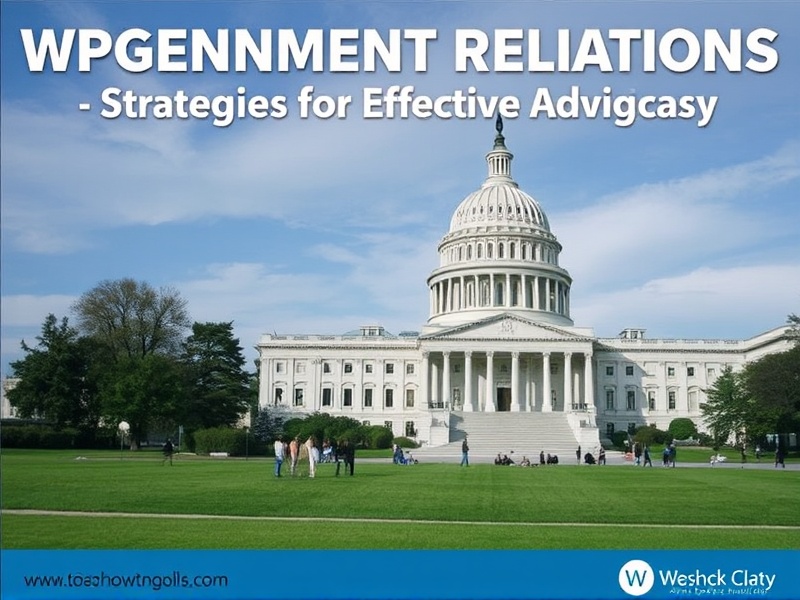 WPC Government Relations: Strategies for Effective Advocacy