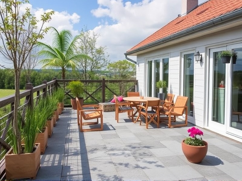 wpc oder stein terrasse