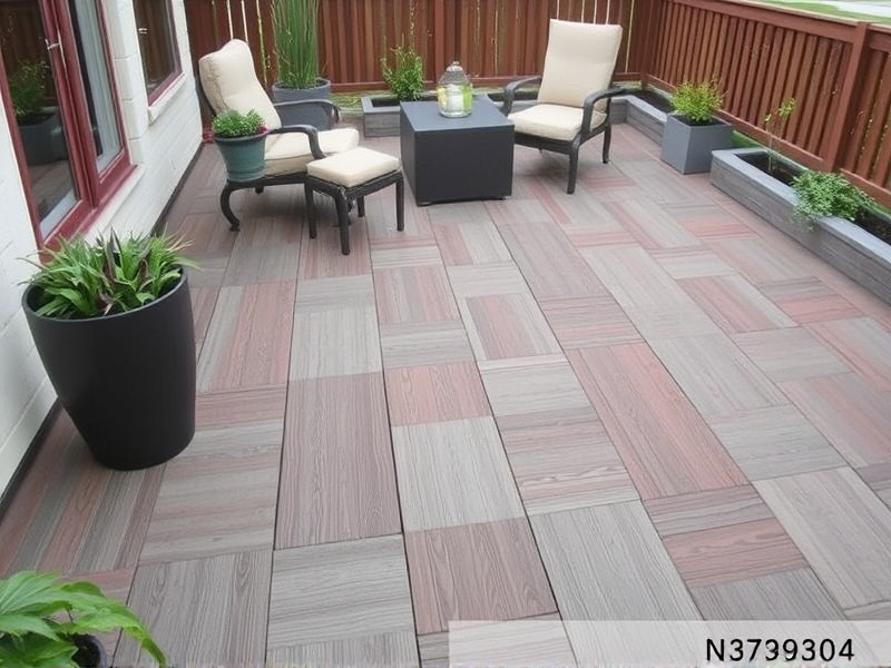 wpc patio deck tiles