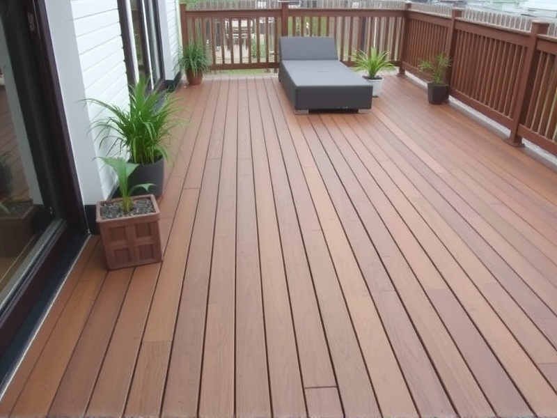 wpc solid decking factory